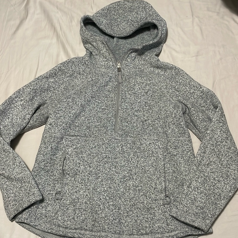 The north face fleece hoodie size large